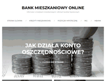 Tablet Screenshot of bankmieszkaniowy.pl